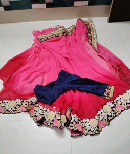 Elegant Pink Saree