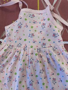 Cute Baby Girl Dresses (2 Items) 6 To 12 Months