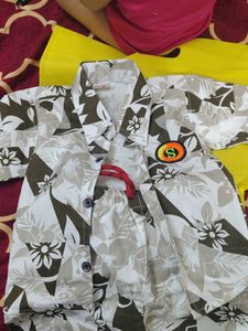 Cute Floral Boys Outfit