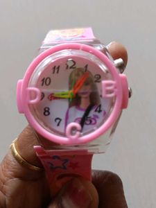 Barbie Pink Kids Watch with light