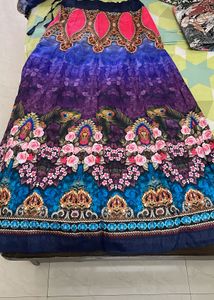 Elegant Navy Blue Ethnic Dress