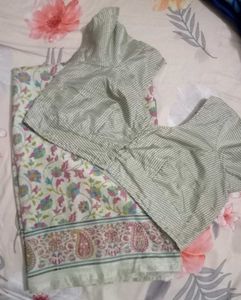 Floral Print Saree
