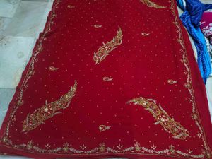 Pure Georgette Aari Tari Zari Saree..♥️