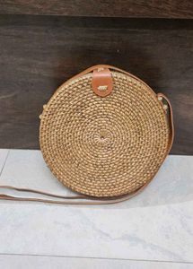 Rattan Bali Sling Bag