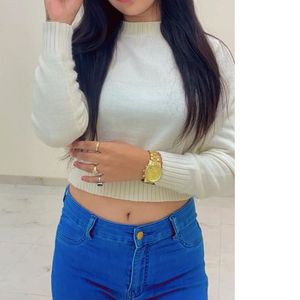 White Knit Sweater