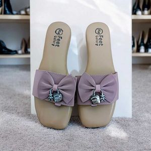 Cute Pink Bow Sandals