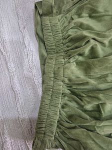 Green Embroidered Dress