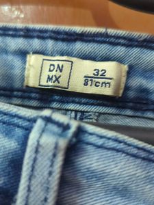 Dnmx Lightly Washed Blue Jeans