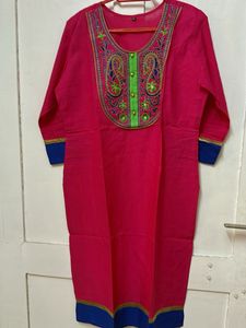 Rosy Pink Designer Kurti