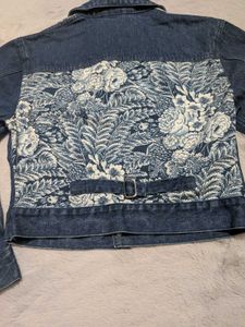🫠VTG Ralph Lauren Floral  denim jacket.
