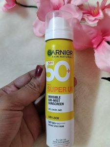 Garnier Serum Facewash And Air Mist Sunscreen🧴💖