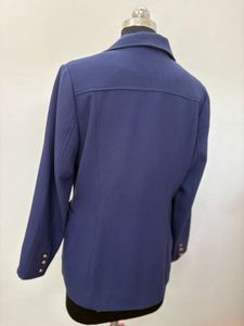 Navy Blue Double-Breasted Blazer