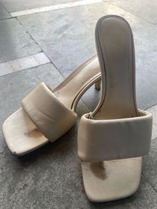 Elegant Beige Mules