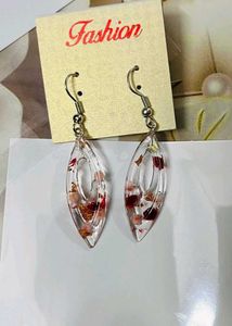 Resin Square Earrings 3 Pair Combo
