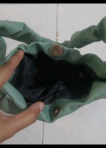 Green Bucket Bag