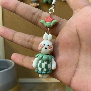 Bunny bag charm