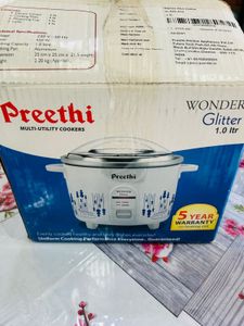 Preethi Wonder✨Glitter✨Electric Rice Cooker-1 Ltr