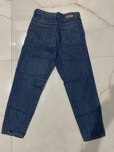 Mom’s Fit Dark Blue Jeans For Girls/women