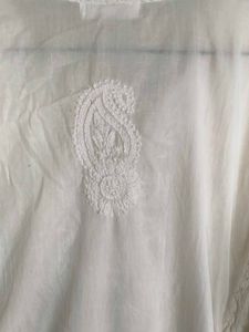 White Chikankari Kurta
