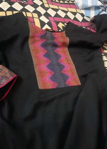 Elegant Black Kurta Set xl.size