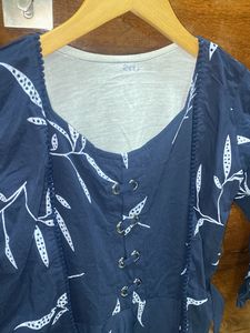 Blue Jacket One Piece Dress Women/girls