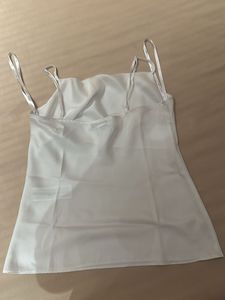 Forever New White Strip Top