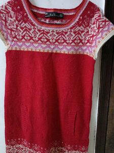 Woolen Long Dress