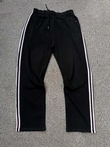 Striped Black Track Pants