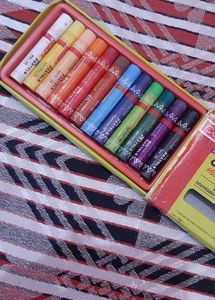 Acrylic Colors With Oil Pastel Free