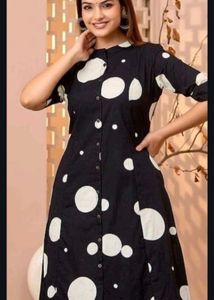 Straight Trendy Polka Dot Coord Set
