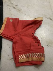 Gotta Patti Saree With Blouse