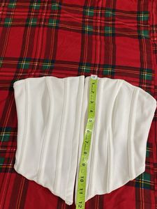 White Corset Top bust 34-36