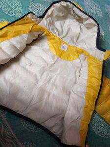 Cute Yellow Kids Puffer Jacket