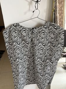 Zebra Print Top Never Worn