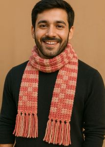 Crochet Scarf Handmade Using Quality Yarn