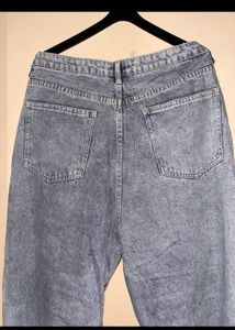 🔥 Zudio High-Waist Balloon Fit Jeans - Size 36