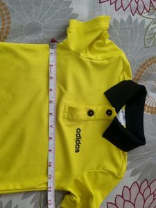 Adidas Yellow Polo tee