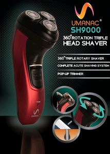 360° Rotation Triple-Head Shaver