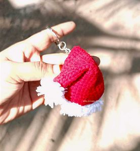 Santa Face Keychain