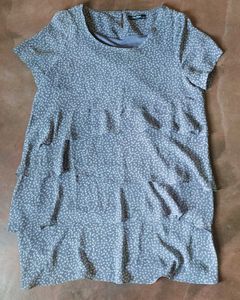 Grey Tiered Dress