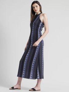 Maxi Dark Blue Dress - Zink London