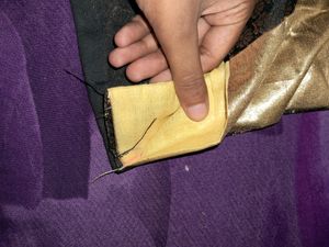 Black And Golden Blouse