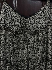 Tiered Tie Straps Dress