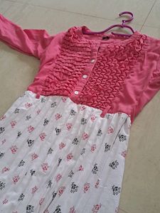 Pink And White Dress ❤️‍🔥❤️‍🔥❤️‍🔥