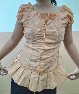 Peachy corset top