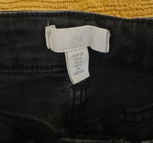 2 Denim Jeans - Black And charcoal