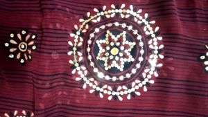 Chiffon Saree With Heavy Sequence Work