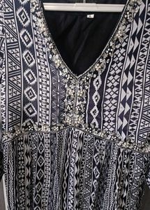 Ethnic Stone Work Nyraa Cut Kurti For Women