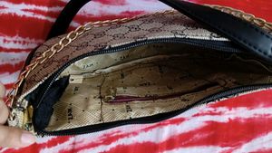 Women &amp; Girls Floral Print Faux Leather Bag