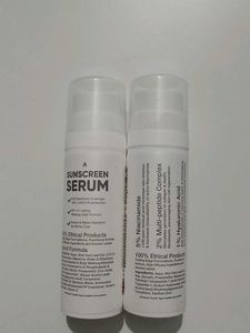 COSIQ Sunscreen &amp; Face Serums (2 Combo) 30ml+30ml